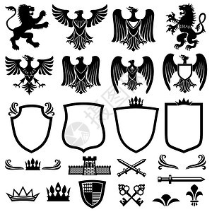 皇冠和家徽章盾牌军服插图徽章的军服皇家徽章的军服图片