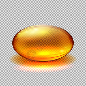 透明黄色的药物维生素或鱼类油宏观病媒说明维生素半透药丸物图片