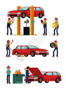 汽车机械修理保养维修保养服务说明图片