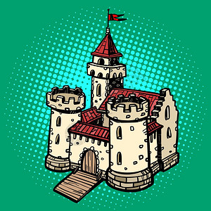 中世纪城堡漫画图片