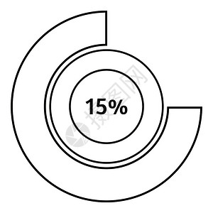 圆形图表信息用于网络的圆形图表矢量信息的概要插圆形表信息大纲样式图片