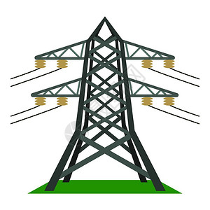 电塔图示 电塔图标高清图片
