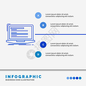 用于网站和演示文稿的代码编计算机单块膝上型信息图片模板图片