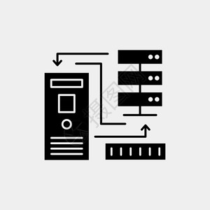 组合数据库电子信息图形标矢量孤立示例矢量eps10抽象模板背景图片