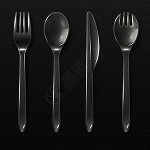 餐具勺子叉和刀图片