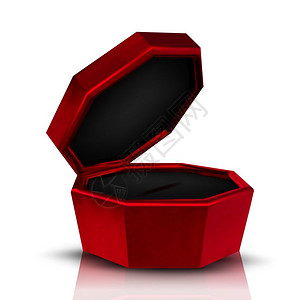 红天鹅绒打开了首饰盒矢量为生日妇女模拟盒装了贵重的钻石项链辅助的紧凑容器符合实际的3d插图关闭的红色天鹅绒打开了首饰盒矢量图片