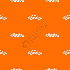 橙色网络设计最佳的汽车模式矢量图图片