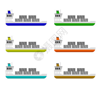 船舶轮船设计矢量图图片