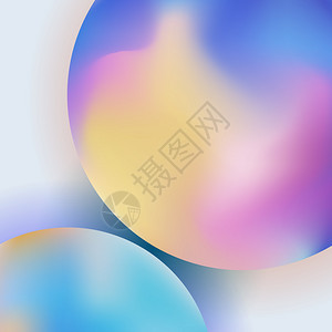 模糊背景上的抽象趋势3d圆形梯度颜色充满活力的流体颜色元素带有空间敌人的文本您可以用于broxhue音乐设计封面页横幅网络传单演图片