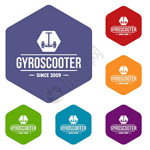 白色平衡gyroschter图标图片