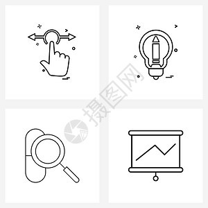 现代风格图标集科技现代药品图片