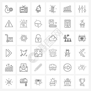 由36个现代商业符号wicketsbla游戏板球矢量插图组成的36个现代商业符号gamecolita矢量图图片