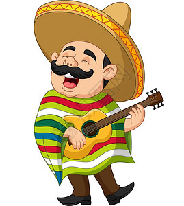 墨西哥人弹吉他和唱歌图片