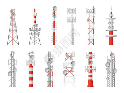 无线电塔广播设备图片