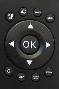 电视遥控黑按钮图片