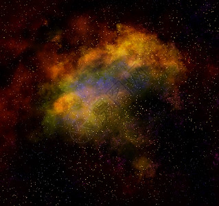 深外层空间星云气图片