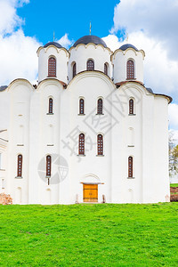 古老的尼可拉斯大教堂位于维利基诺夫哥罗德图片