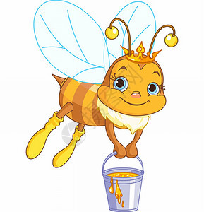 可爱的蜜蜂图片