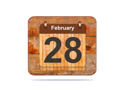 日历与februay28的日期图片