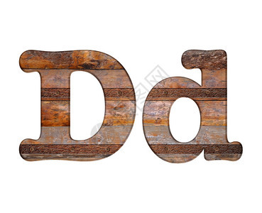 木制金属和生锈用d字母表示图片