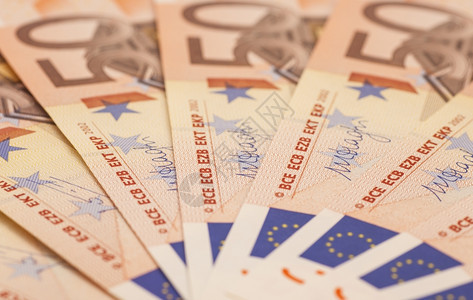 欧元货币现钞50欧元图片