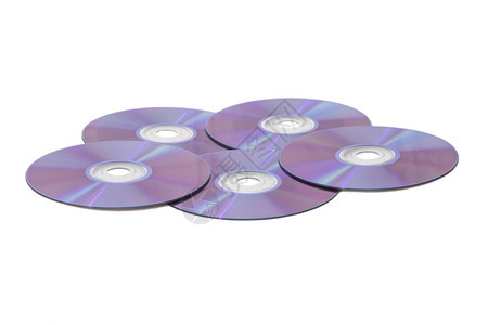 白色背景上cd的romsdv磁盘图片