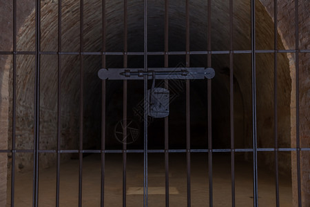 西班牙安达卢亚地区监狱门口背景图片