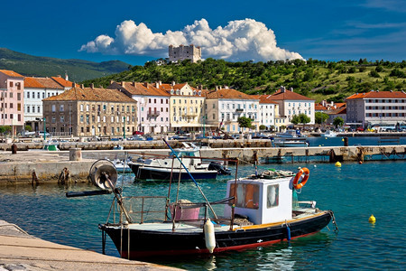 南地中海滨风景croati的普里莫雷地区图片