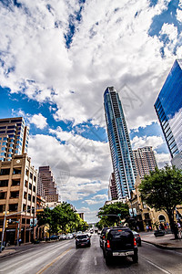 AustinTexas城市天际和街道图片