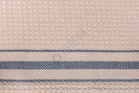 白条纹巾布毛桌理棉条缝合背景图片