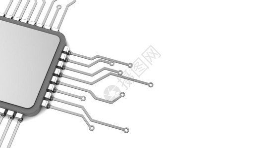 3d用cpu电路和复制空间说明背景图片