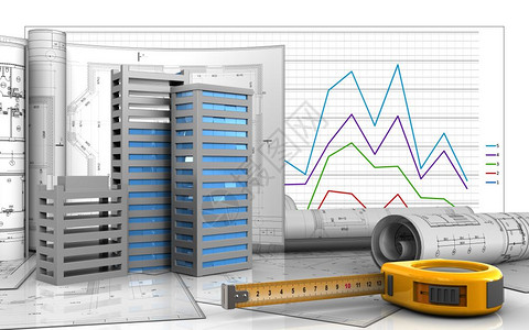 3d城市建筑图解以商业表背景以解3d图片