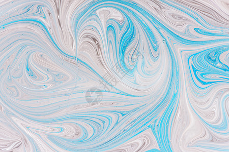 抽象运动态背景蓝色和白的油漆艺术模式用于创造图形设计的美术作品背景