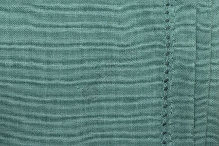 绿毛巾布桌纹棉理背景图片