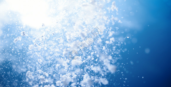 冬天背景蓝下雪冬天背景图片