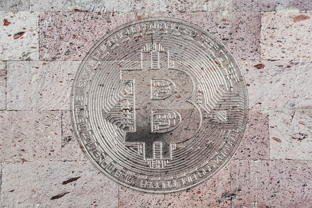 Bitcon加密货币网络世界新数字货币等象征比特新数字货的墙纸图片