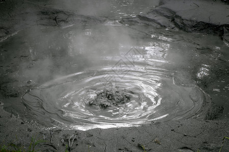 新西兰火山地区新西兰热泥池转新西兰图片