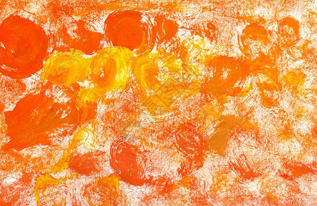 黄色和橙的抽象古阿希画背景图片