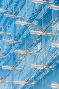 现代建筑的玻璃墙图片