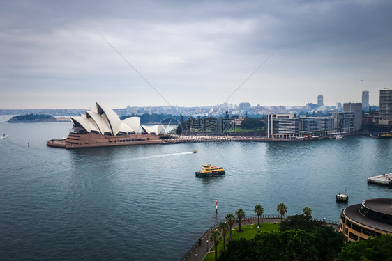 sydne市中心歌剧院全景奥斯特里亚苏德尼市中心和歌剧院奥斯特利亚图片