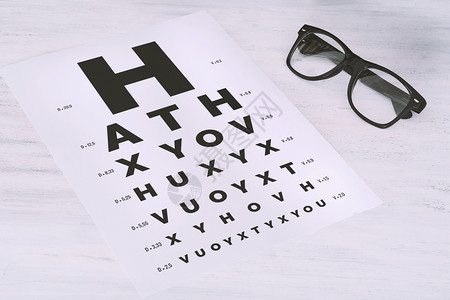 视力测试图文本视觉概念力测试图的眼镜图片