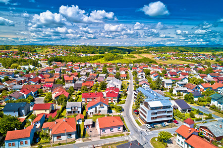 乡村croati地区frgoje地区的kizevc镇图片