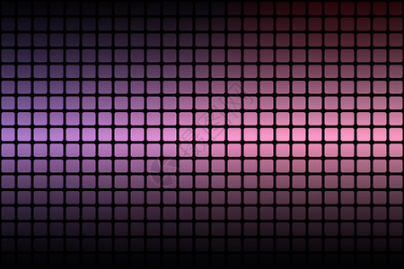 紫色蓝粉红矢量抽象马赛克背景黑色为圆角方形砖块图片