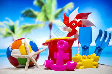 儿童海滩玩具图片