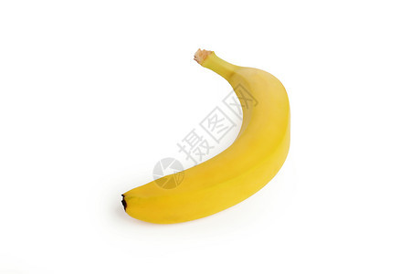 孤立的白种背景上香蕉图片