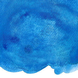 蓝色水彩背景抽象水彩背景手画图示背景