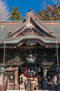 青海寺庙2012年12月12日成田千叶日本成田圣新寺尼蒙门背景