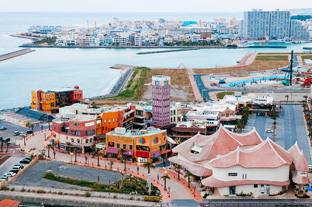 冲绳美国村地标城市高清图片