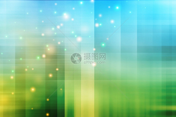 蓝色和绿的抽象背景闪亮技术背景图片