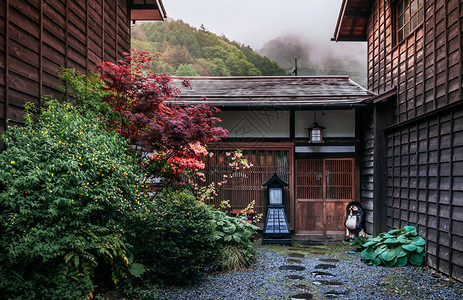 复古街道文化日本高清图片